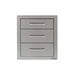 Alfresco 17" Three-Tier Storage Drawers - AXE-3DR-SC