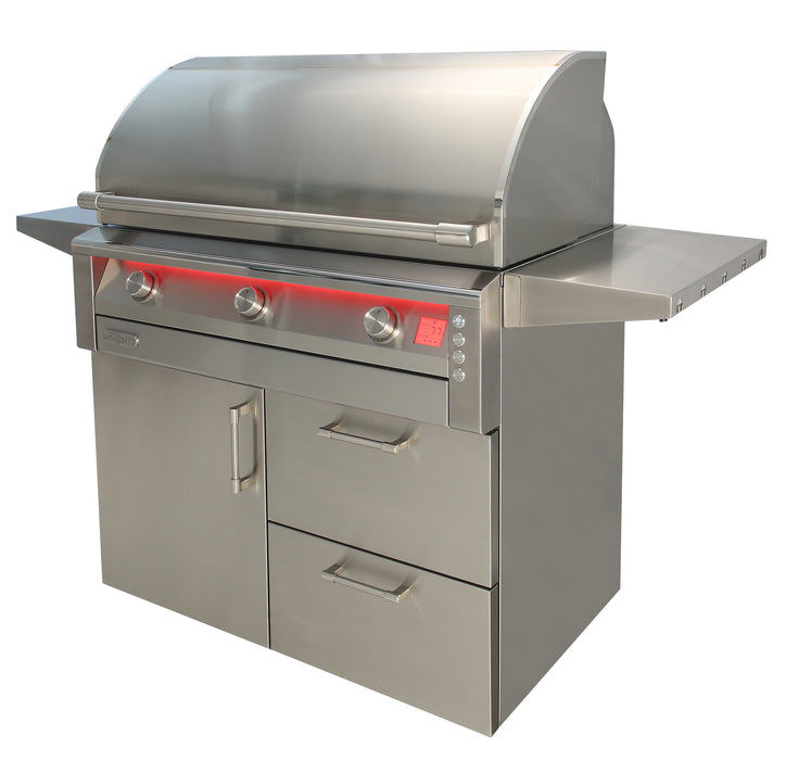 Alfresco 42" Intelligent Professional Cart Grill - AIPG-42C