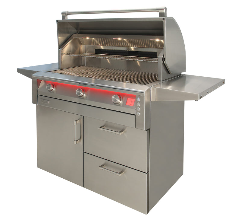 Alfresco 36" Intelligent Professional Cart Grill - AIPG-36C