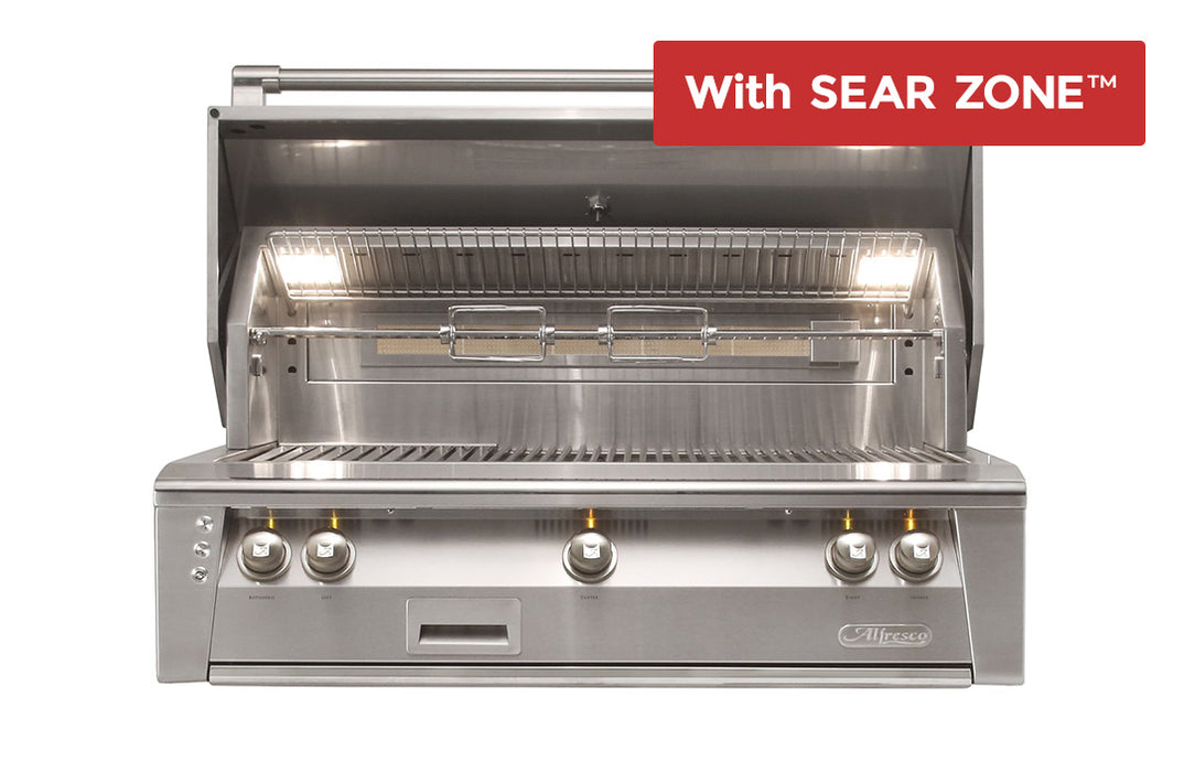 Alfresco 42" Built-In Grill with Sear Zone - ALXE-42SZ