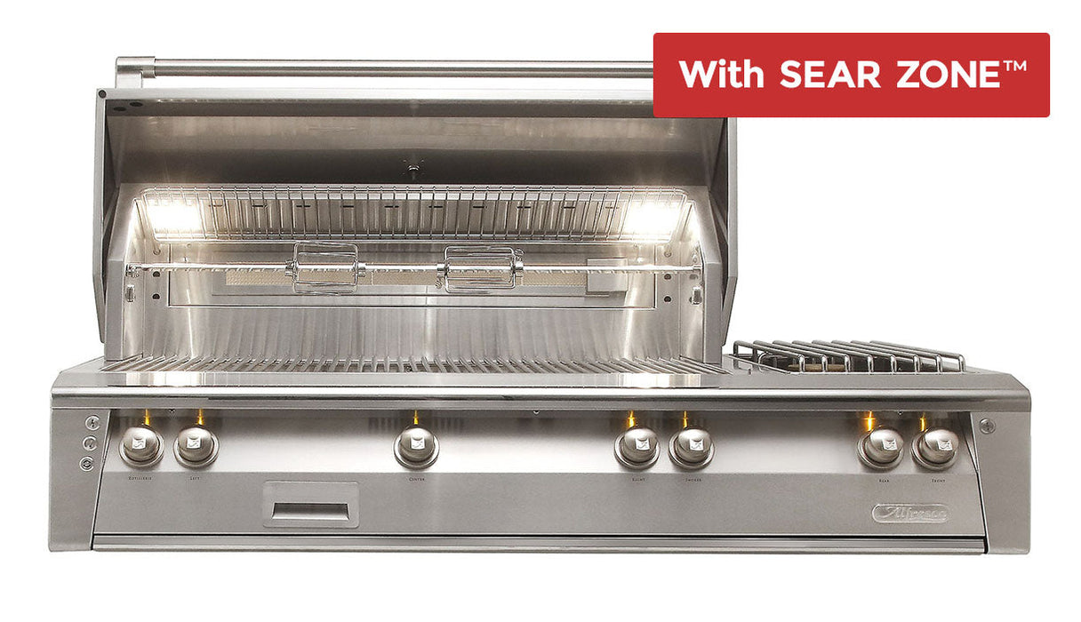 Alfresco 56" Built-In Grill with Sear Zone - ALXE-56SZ