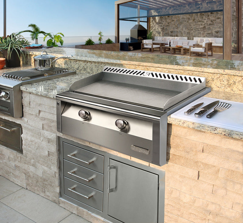 Alfresco 30" Built-In Gas Griddle - AXE-30GT Additional Image - 3