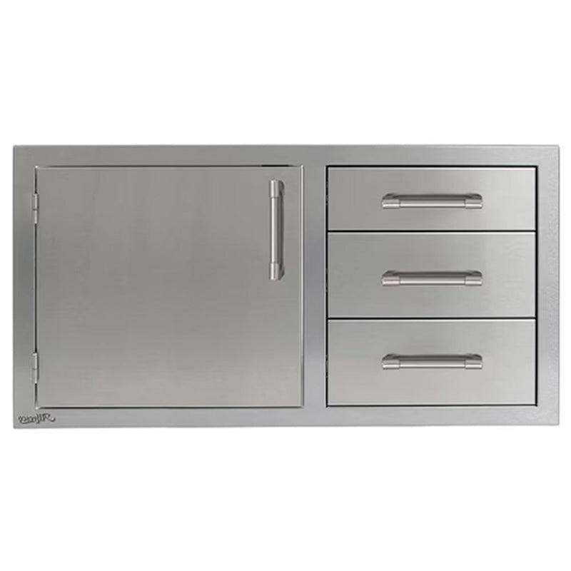 Alfresco 42" Door & Drawer Combos - AXE-DDC-L-42SC-P