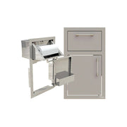 Alfresco 17" Door, Towel Holder Combo, Hinge Left - AXE-DTH-L-SC