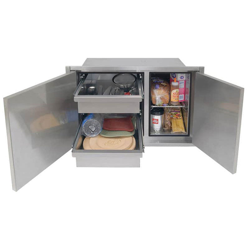 Alfresco 30" Low Profile Dry Storage Pantry, 21" H - AXEDSP-30L