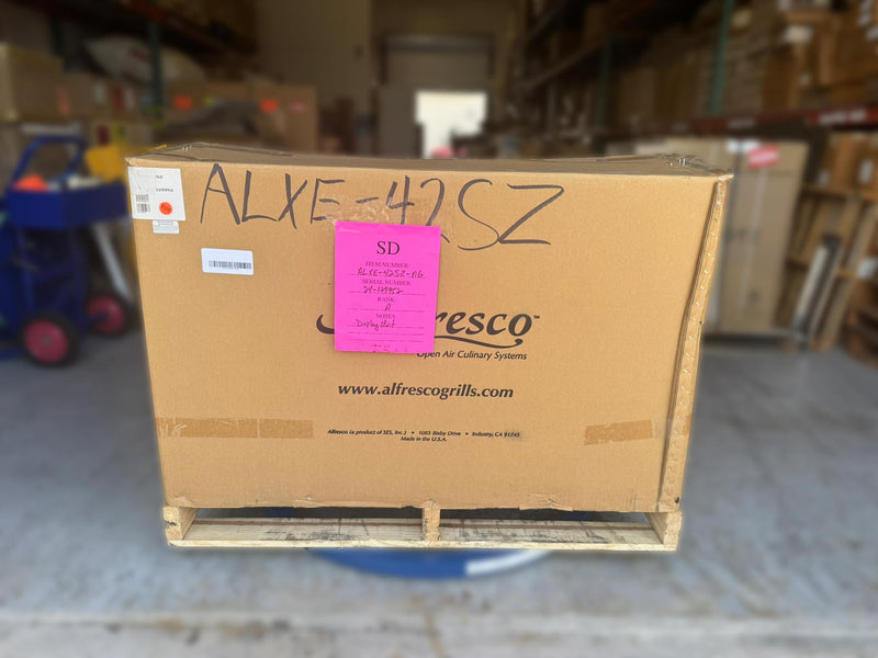 Alfresco 42" Built-In Grill with Sear Zone, Stainless Steel, Natural Gas - ALXE-42SZ-NG-OPENBOX