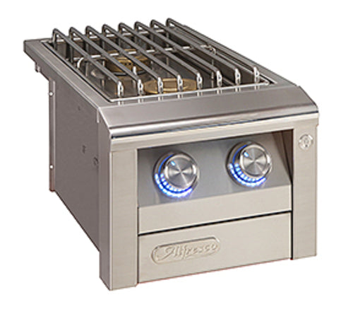 Alfresco 14" Double Side Burner for Cart - AIPGSB-2C