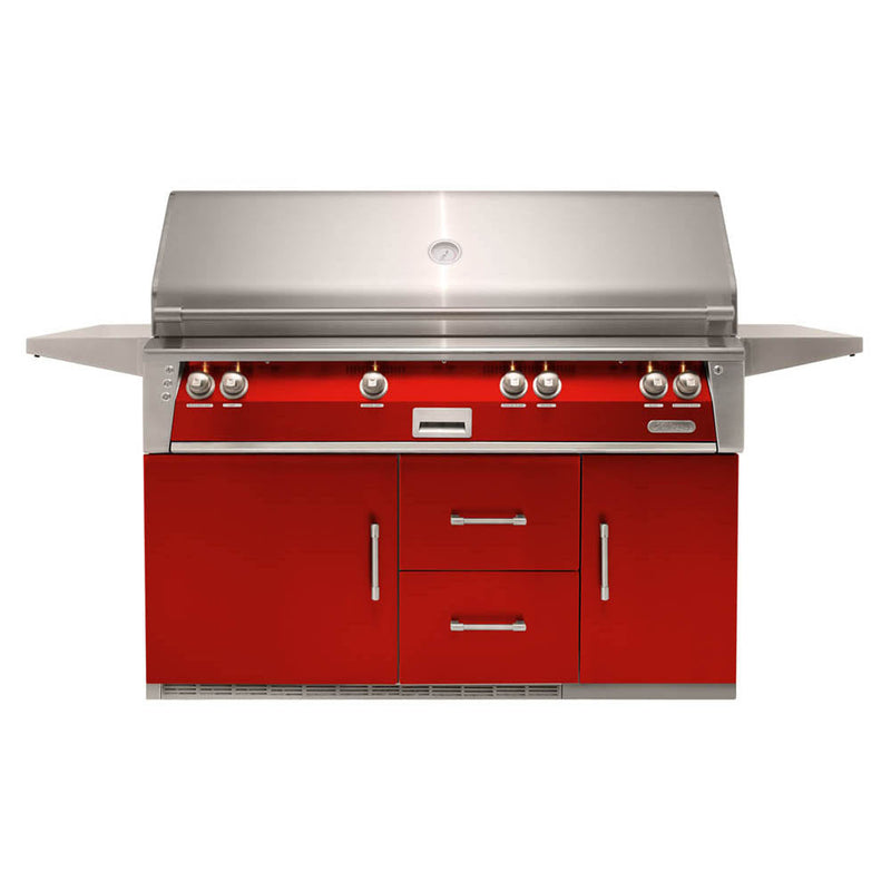Alfresco 56" Luxury All-Grill Refrigerated Cart - ALXE-56BFGR