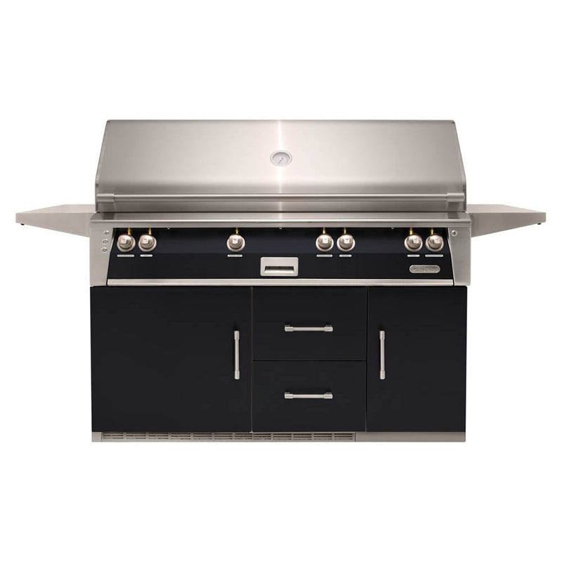 Alfresco 56" Luxury All-Grill Refrigerated Cart - ALXE-56BFGR