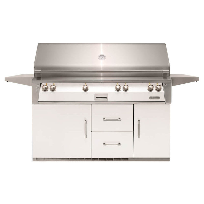 Alfresco 56" Luxury All-Grill Refrigerated Cart - ALXE-56BFGR