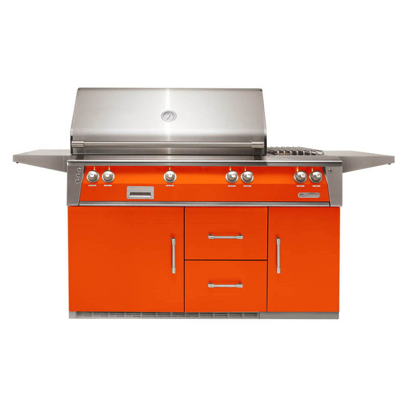 Alfresco 56" Refrigerator Cart Grill with Sear Zone - ALXE-56SZR