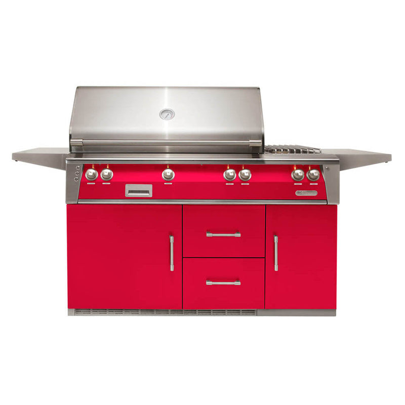 Alfresco 56" Refrigerator Cart Grill with Sear Zone - ALXE-56SZR