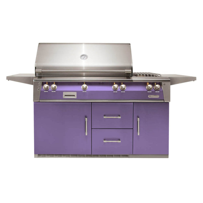 Alfresco 56" Refrigerator Cart Grill with Sear Zone - ALXE-56SZR