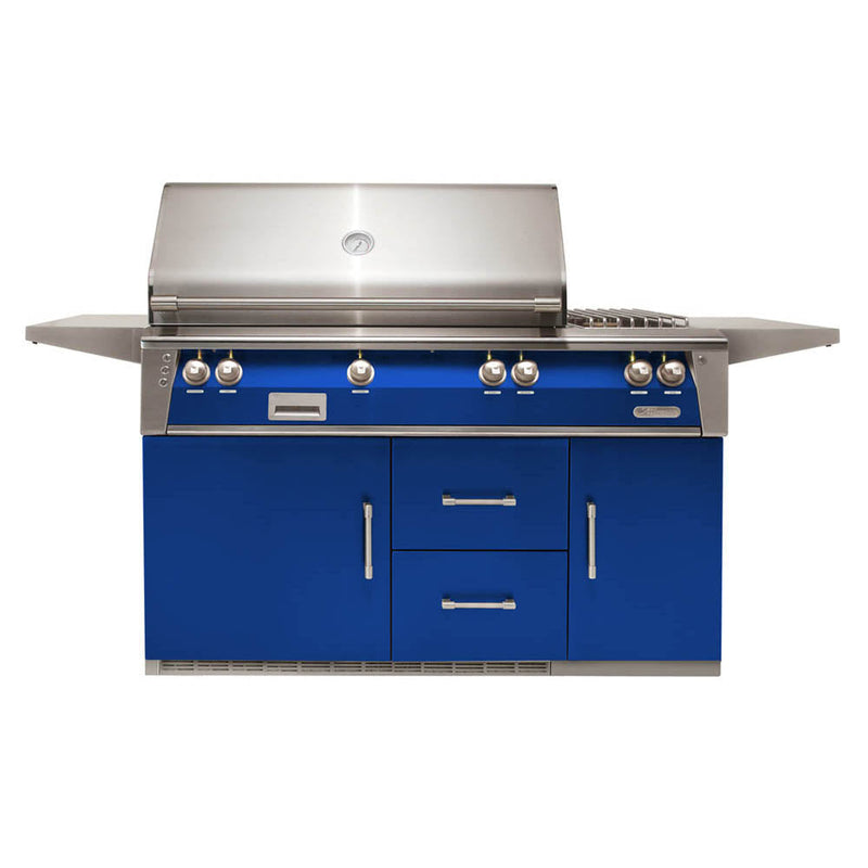 Alfresco 56" Refrigerator Cart Grill with Sear Zone - ALXE-56SZR