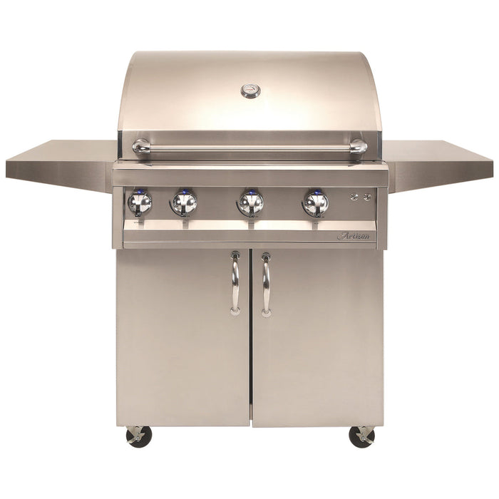 Artisan Professional 32" 3-Burner Freestanding Cart Grill with Rotisserie - ARTP-32C 