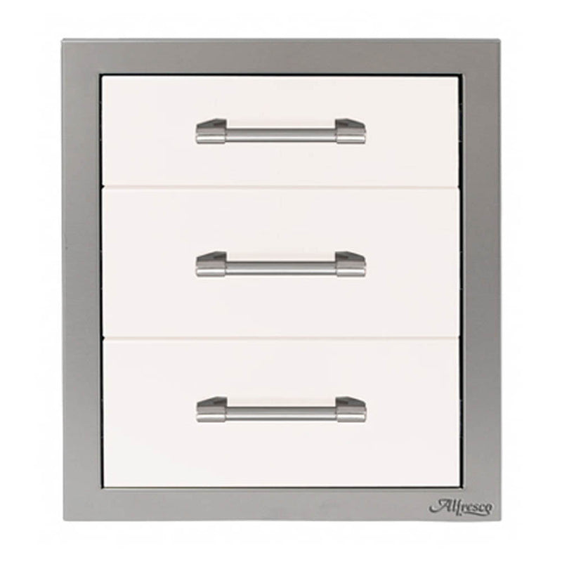 Alfresco 17" Three-Tier Storage Drawers - AXE-3DR-SC