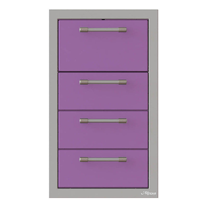 Alfresco 17" Triple Drawer, Towel Holder Combo - AXE-3DRTH-SC